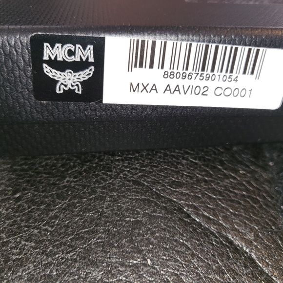 MCM Visetos Card Case Cognac - Picture 3 of 8